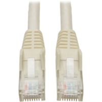 Tripp Lite series - Câble réseau N201-050-WH N201 - 50 pi (15,24 m) Catégorie 6 Câble réseau pour Périphérique réseau - 10 Gbit/s - Câble de Raccordement - Doré Contact plaqué - CM - 24 AWG - Blanc