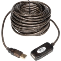 Tripp Lite by Eaton 10-meter ( 3.28 ft. ) USB2.0 A/A Hi-Speed Active Extension / Repeater Cable - 32.81 ft (10000 mm) Maximum Operating Distance - Network (RJ-45)