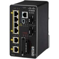 Cisco IE-2000-4TS-G-B Ethernet Switch - 4 Ports - Manageable - Fast Ethernet - 10/100Base-TX - 2 Layer Supported - 2 SFP Slots - Twisted Pair - Desktop, Rail-mountable - 1 Year Limited Warranty