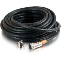 C2G 25ft RapidRun CL2-Rated PC Runner Cable - 25 ft Proprietary A/V Cable for Audio/Video Device, Projector, TV, Satellite Receiver - First End: 1 x 15-pin Proprietary Connector Audio/Video - Female - Second End: 1 x 15-pin Proprietary Connector Audio/Video - Female - Shielding - Gold-flash Plated C