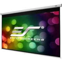 Elite Screens M100V 100" Manual Projection Screen - Front Projection - 4:3 - MaxWhite - 60" Height x 80" Width - Wall/Ceiling Mount