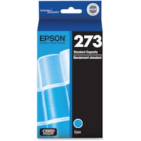 Epson Claria 273 Original Standard Yield Inkjet Ink Cartridge - Cyan - 1 Each - Inkjet - Standard Yield - 1 Each