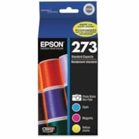 Epson Claria 273 Original Standard Yield Inkjet Ink Cartridge - Multi-pack - Cyan, Magenta, Yellow, Black - 1 Each - Inkjet - Standard Yield - 1 Each