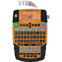 Dymo Rhino 4200 Soft Case Labelmaker Kit - Thermal Transfer - Label, Tape - 0.25" (6.35 mm), 0.37" (9.40 mm), 0.50" (12.70 mm), 0.75" (19.05 mm) - LCD Screen - Battery, Power Adapter - Lithium Ion (Li-Ion) - Battery Included - Yellow, Black - Handheld - QWERTY, Barcode Printing, Hot Key - for Factor