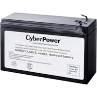 CyberPower RB1280A UPS Replacement Battery Cartridge - 9000 mAh - 12 V DC - Lead Acid - User Replaceable