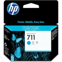 HP 711 (CZ130A) Original Inkjet Ink Cartridge - Single Pack - Cyan - 1 Each - 29 mL