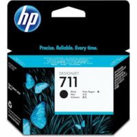 HP 711 Original Inkjet Ink Cartridge - Black - 1 Each - 80 mL