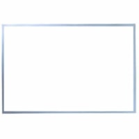 Quartet Economy Dry-Erase Board, Non-Magnetic Surface, Aluminum Frame, 6' x 4' - 72" (6 ft) Width x 48" (4 ft) Height - Melamine Surface - Aluminum Frame - Non-magnetic