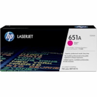 Cartouche toner 651A (CE343A) D'origine Laser - Packet unique - Magenta - 1 chaque HP - Laser - 1 Unité