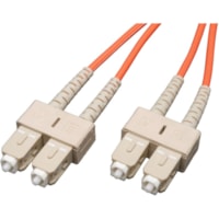 Tripp Lite by Eaton 100M (328-ft.) Duplex MMF 62.5/125 Patch Cable (SC/SC) - 328.1 ft (100 m) Fiber Optic Network Cable for Network Device - First End: 2 x SC Network - Male - Second End: 2 x SC Network - Male - Patch Cable - OFNR - 62.5/125 µm - Orange