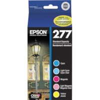 Epson Claria 277 Original Inkjet Ink Cartridge - Multi-pack - Cyan, Magenta, Yellow, Light Cyan, Light Magenta Pack - Inkjet