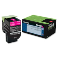 Lexmark Unison 701HM Toner Cartridge - Laser - High Yield - 3000 Pages - Magenta - 1 Each