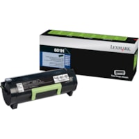 Lexmark Unison 601H Toner Cartridge - Laser - High Yield - 10000 Pages Black - Black - 1 Each