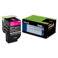 Lexmark - Cartouche toner Unison 701M D'origine Standard Rendement Laser - Magenta - 1 chaque - Laser - Rendement Standard - 1 Unité