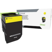 Cartouche toner Unison 800S4 Standard Rendement Laser - Jaune - 1 chaque Lexmark - Laser - Rendement Standard - 1 Unité