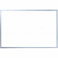 Quartet Economy Magnetic Dry-Erase Board, Aluminum Frame, 8' x 4' - 96" (2438.40 mm) Width x 48" (1219.20 mm) Height - White Melamine Surface - Aluminum Frame - Magnetic - Smooth Surface
