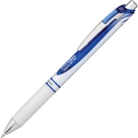 Stylo gel EnerGel Pearl EnerGel - 0,7 mm (0,03 po) Moyenne Pointe de stylo - Rechargeable - Rétractable - Ink Bleu - A base de gel - Barrel Blanc perle - Acier inoxydable Pointe - 1 chaque