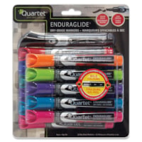 Quartet EnduraGlide Dry-erase Marker - Bold Marker Point - Assorted Ink - 12 / Pack