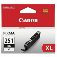 Canon CLI-251XL Original High Yield Inkjet Ink Cartridge - Black Pack - Inkjet - High Yield