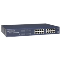 Commutateur Ethernet ProSafe JGS500 JGS516 16 Ports - Gigabit Ethernet - 10/100/1000Base-T Netgear - 16 Ports - Gigabit Ethernet - 10/100/1000Base-T - 2 Couche supportée - 25 W Consommation d'énergie - Paire torsadée