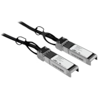 StarTech.com 1m 10G SFP+ to SFP+ Direct Attach Cable for Cisco SFP-H10GB-CU1M - 10GbE SFP+ Copper DAC 10Gbps Passive Twinax - 100% Cisco SFP-H10GB-CU1M Compatible 1m 10G direct attach cable - 10 Gbps Passive Twinax Copper Low Power 2x SFP+ Pluggable Connector - 10GbE Mini GBIC/Transceiver DAC for Fi