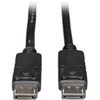 Tripp Lite series 25-ft. Displayport Monitor Cable M/M - 25 ft (7.62 m) DisplayPort A/V Cable for Audio/Video Device, Monitor - First End: 1 x DisplayPort 1.2 Digital Audio/Video - Male - Second End: 1 x DisplayPort 1.2 Digital Audio/Video - Male - 10.8 Gbit/s - Supports up to 1920 x 1200 - Shieldin