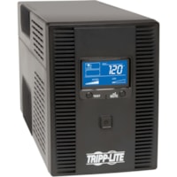 Tripp Lite by Eaton SMART1300LCDT UPS - Tower - 6.30 Hour Recharge - 110 V AC Input - 120 V AC Output - Serial Port - USB - 4 x NEMA 5-15R, 4 x NEMA 5-15R Receptacle(s)