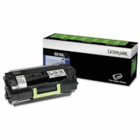 Cartouche toner 521XL Long durée Rendement Laser - Noir - 1 Lexmark - Laser - Rendement Long durée - 1