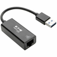 Carte Ethernet gigabit U336-000-R pour PC - 10/100/1000Base-T Tripp Lite by Eaton - USB - 1 Port(s) - 1 x Réseasu (RJ-45) - Paire torsadée - 10/100/1000Base-T