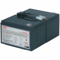 APC by Schneider Electric Replacement Battery Cartridge, VRLA battery, 11Ah, 12VDC, 2-year warranty - 11000 mAh - 12 V DC - Lead Acid - Valve-regulated - Hot Swappable - 3 Year Minimum Battery Life - 5 Year Maximum Battery Life