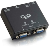 C2G Boite de commutation vidéo 39900 - 2048 x 1152 - VGA - 2 x 1 - Ordinateur, Caméra de surveillance1 x Sortie VGA