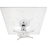 Amer Mounts Universal Drop Ceiling Projector Mount. Replaces 2'x2' Ceiling Tiles - Supports up to 30lb load, 360 degree rotation, 180 degree tilt