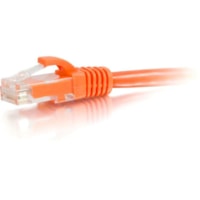 C2G 20ft Cat6 Snagless Unshielded (UTP) Ethernet Patch Cable - Orange - 20 ft Category 6 Network Cable for Network Device - First End: 1 x RJ-45 Network - Male - Second End: 1 x RJ-45 Network - Male - Patch Cable - Orange