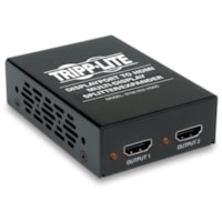 Tripp Lite by Eaton Displayport to 2 X HDMI Splitter - 2 Port - DisplayPort - 2 x HDMI Out 