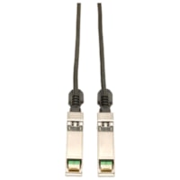 Tripp Lite by Eaton 1.5M (5 FT.) SFP+ 10Gbase-CU Twinax CopperCable - 5 ft (1.52 m) SFP+ Network Cable for Network Device - First End: 1 x SFF-8431 SFP+ Network - Male - Second End: 1 x SFF-8431 SFP+ Network - Male - Black