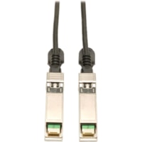 Tripp Lite by Eaton 1M (3 FT.) SFP+ 10Gbase-CU Twinax CopperCable - 3.3 ft (1.01 m) SFP+ Network Cable for Network Device - First End: 1 x SFF-8431 SFP+ Network - Male - Second End: 1 x SFF-8431 SFP+ Network - Male - Black