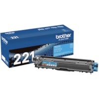 Brother TN221C Original Toner Cartridge - Laser - Standard Yield - 1400 Pages - Cyan - 1 Each