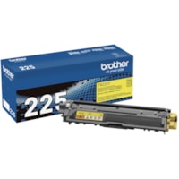 Brother TN225Y Toner Cartridge - Laser - High Yield - 2200 Pages - Yellow - 1 Each