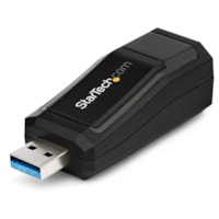 StarTech.com USB 3.0 to Gigabit Ethernet NIC Network Adapter - 10/100/1000 Mbps - Add Gigabit Ethernet network connectivity to a Laptop or Desktop through a USB 3.0 port - USB 3.0 to Gigabit Ethernet - USB 3.0 Gigabit Adapter - USB 3.0 to Ethernet - USB 3.0 Ethernet Adapter - 10/100/1000 Mbps USB 3.