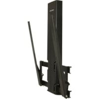 Ergotron Wall Mount for Flat Panel Display - Black - Height Adjustable - 30" (762 mm) to 55" (1397 mm) Screen Support - 40 lb (18143.69 g) Load Capacity - 100 x 400, 200 x 400 - VESA Mount Compatible