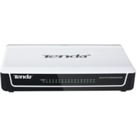 Tenda S16 16-Port 10/100M Ethernet Switch - Plastic Case - 16 Ports - Fast Ethernet - 2 Layer Supported - Twisted Pair - Desktop - 3 Year Limited Warranty