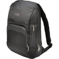 Étui de transport Triple Trek (Sac à dos) pour 14po Ultrabook, Chromebook, Tablette, Smartphone - Noir Kensington - Résistant aux rayures - Doublure Matériau intérieur - Bandoulière, Poignée, Courroie de chariot