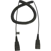 Jabra Audio Extension Cable - Audio Cable - First End: 2 x Quick Disconnect Audio - Male - Extension Cable