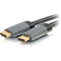 C2G Select 1m High Speed HDMI Cable with Ethernet 4K 60Hz - In-Wall CL2 (3ft) - 3.3 ft (1 m) HDMI A/V Cable for Audio/Video Device, Home Theater System - First End: 1 x HDMI 2.0 Digital Audio/Video - Male - Second End: 1 x HDMI 2.0 Digital Audio/Video - Male - Supports up to 4096 x 2160 - CL2 - Blac