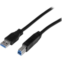 StarTech.com 2m (6 ft) Certified SuperSpeed USB 3.0 (5Gbps) A to B Cable - M/M - Connect your USB 3.0 devices, with this high-quality USB 3.0 certified cable - USB 3.0 Cable - USB 3.0 Cord - USB 3.0 A to B Cable - USB 3.2 Gen 1 (5Gbps)Cable - USB 3.0 AB Cable - 2m Certified USB 3 A to B Cable - 1x U