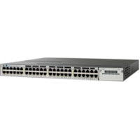 Cisco Catalyst 3750-X Ethernet Switch - 48 Ports - Manageable - Gigabit Ethernet - 10/100/1000Base-T - Refurbished - 2 Layer Supported - Twisted Pair - 1U - Rack-mountable - Lifetime Limited Warranty