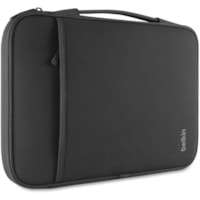 Belkin Carrying Case (Sleeve) for 13" Notebook - Black - Wear Resistant Interior - Neopro, Fleece Body - Handle - 8.90" (226.06 mm) Height x 12.80" (325.12 mm) Width x 0.95" (24.13 mm) Depth - 1 Each