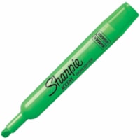 Sharpie Highlighter - Tank - Chisel Marker Point - Fluorescent Green Ink - 1 Each