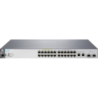 Aruba 2530-24-PoE+ Fast Ethernet Switch - 24 10/100 Network Ports, 2 Gigabit RJ45/SFP uplinks - Fully Managed - Layer 2 - 24 Ports - Manageable - 2 Layer Supported - 2 SFP Slots - Twisted Pair, Optical Fiber - PoE Ports - Wall Mountable, Desktop, Rack-mountable - Lifetime Limited Warranty