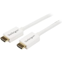 Câble vidéo 9,8 pi (3 m) HDMI - 1 chaque StarTech.com - 9,8 pi (3 m) HDMI Câble vidéo pour Lecteur Blu-ray, HDTV, Lecteur DVD, Récepteur Stéréo, Projecteur, Périphérique audio/vidéo, Téléviseur, Enregistreur Vid&eacute